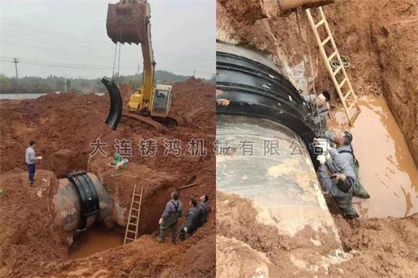 福建DN2200承插口修復實例