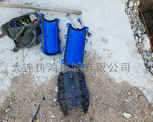 山東青島鑄鐵管修補(bǔ)實(shí)例