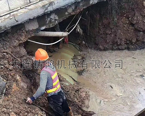 福州水務(wù)玻璃鋼夾砂管修補(bǔ)實(shí)例